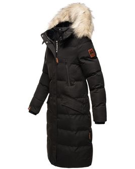 Marikoo dámska zimná bunda s kapucňou Schneesternchen, čierna