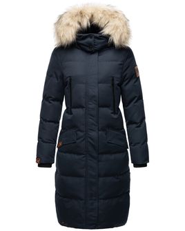 Marikoo dámska zimná bunda s kapucňou Schneesternchen, navy