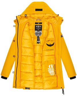 Navahoo dámska zimná bunda s kapucňou Freezestoorm, žltá