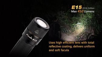 Fenix LED baterka E15 XP-G2, 450 lumen