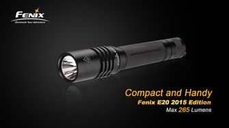 LED baterka Fenix E20 Xp-E2 265 lumen kovové telo 