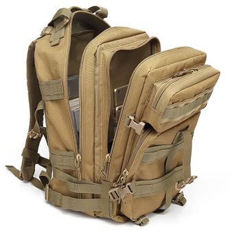 Dragowa Tactical vodeodolný taktický batoh 45L, khaki