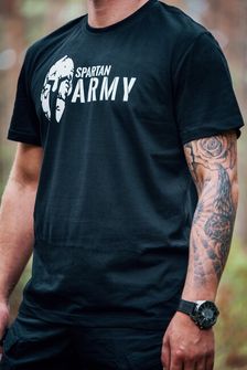 DRAGOWA krátke tričko spartan army, olivová 160g/m2