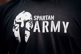 DRAGOWA krátke tričko spartan army, maskáčová 160g/m2