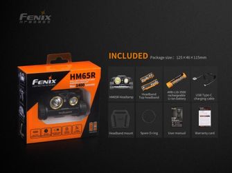 Nabíjecia čelovka Fenix HM65R