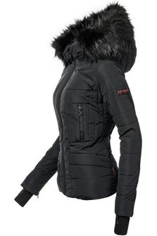 Navahoo Adele dámska zimná bunda s kapucňou, čierna