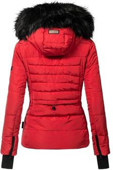Navahoo Adele dámska zimná bunda s kapucňou, červená