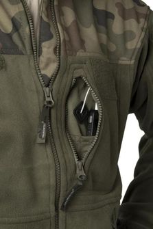 Helikon Infantry flisová bunda, olivová/woodland, 330g/m2