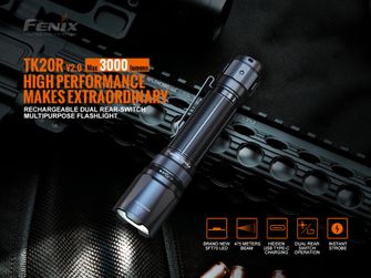 Taktické nabíjateľné svietidlo Fenix TK20R V2.0