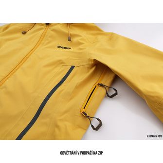 Husky Dámska outdoor bunda Nakron svetlo žltá