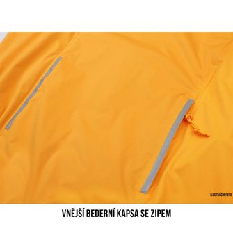 Husky Pánska ultraľahká softshellová bunda Solei M tm. khaki