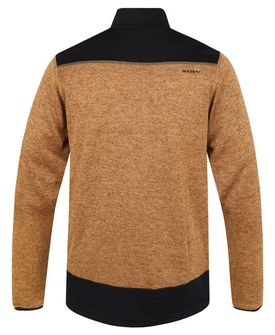 Husky Pánsky fleecový sveter na zips Alan M dk. mustard