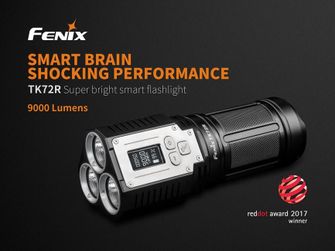 Nabíjacia LED baterka Fenix TK72R, 9000 lúmenov