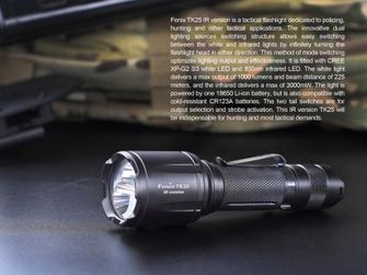 Taktická LED baterka Fenix TK25 IR, 1000 lúmenov