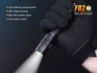 Zaostrovacia baterka Fenix FD20, 350 lúmenov