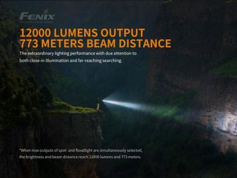 Výkonné svietidlo Fenix LR40R