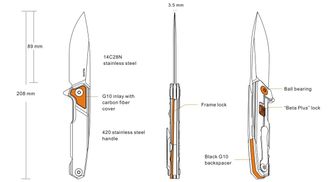 Zatvárací vreckový nôž Ruike P875-SZ