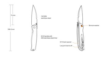 Zatvárací vreckový nôž Ruike P662-B