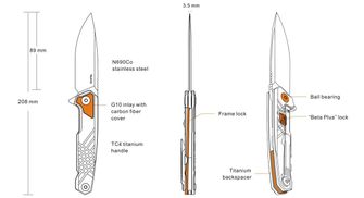 Zatvárací vreckový nôž Ruike M875-TZ