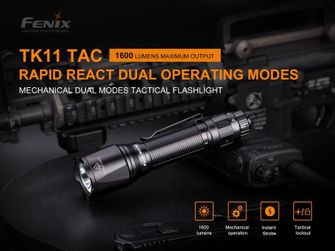 Fenix taktická LED baterka TK11 TAC