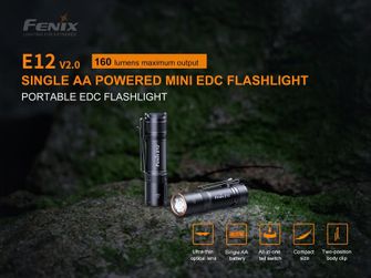 Vreckové svietidlo Fenix E12 V2.0