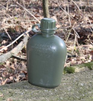 MFH plastová fľaša olivová, 1l
