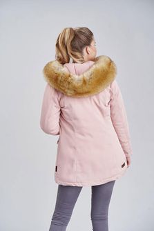 Marikoo Karmaa dámska zimná bunda s kapucňou, ružová