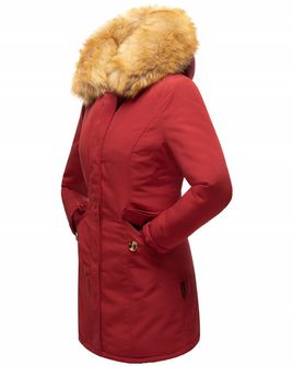 Marikoo Karmaa dámska zimná bunda s kapucňou, blood red