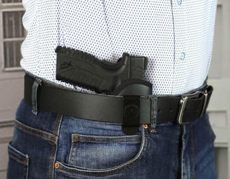 Falco Smith IWB nylonové puzdro pre nosenie vo vnútri nohavíc Glock 26, čierne pravé