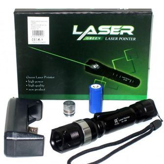 Powull laserové ukazovátko zelené 500mw Zoom
