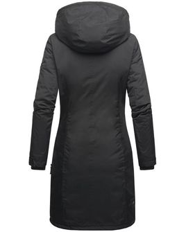 Navahoo LETIZIAA Dámsky zimný kabát s kapucňou, čierna