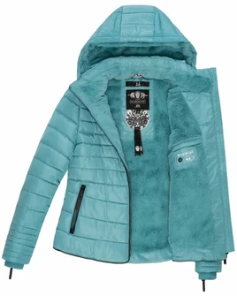 Marikoo Amber dámska zimná bunda s kapucňou, misty blue