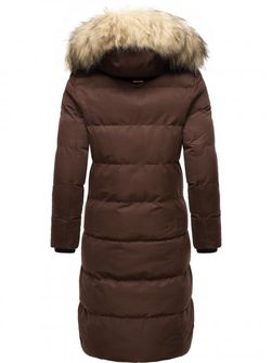 Marikoo dámska zimná bunda s kapucňou Schneesternchen, dark choco