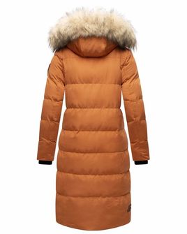 Marikoo dámska zimná bunda s kapucňou Schneesternchen, rusty cinnamon