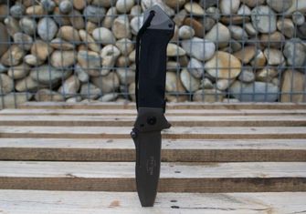 Mil-Tec otvárací nôž DA35 Micarta 22cm čierny
