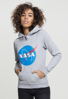 NASA Insignia dámska mikina s kapucňou, sivá