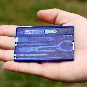 Victorinox SwissCard multifunkčná karta 10v1 modrá