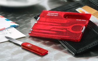 Victorinox SwissCard multifunkčná karta 10v1 červená