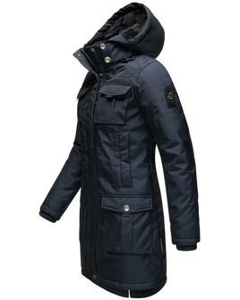 Navahoo Tiniis Dámska zimná bunda s kapucňou, navy