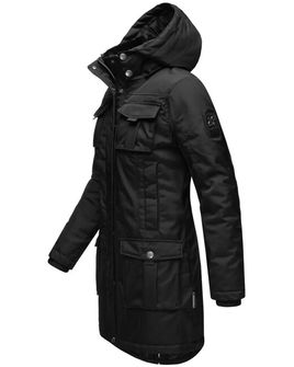 Navahoo Tiniis Dámska zimná bunda s kapucňou, čierna