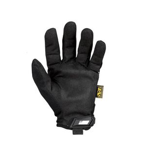 Mechanix Original čierne s bielym nápisom rukavice taktické