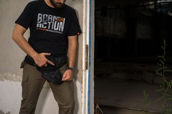 Pentagon tričko Born for Action, čierne