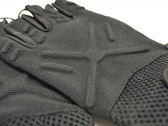 Natur rukavice ochranné bez prstov, čierne