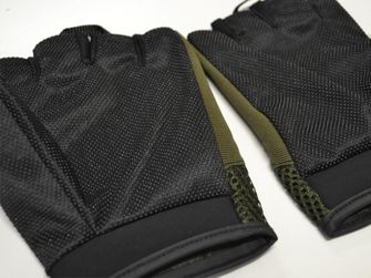 Natur rukavice ochranné bez prstov, olivové