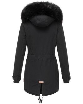 Navahoo Luluna dámska zimná bunda s kapucňou, čierna