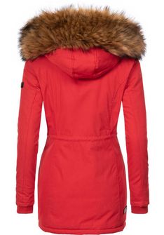 Navahoo SCHNEEENGEL PRINCESS dámska zimná bunda s kapucňou, červená