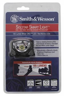 Smith&amp;Wesson XPG-Gen2 LED Cree čelovka biele LED 180 lumen, červené LED