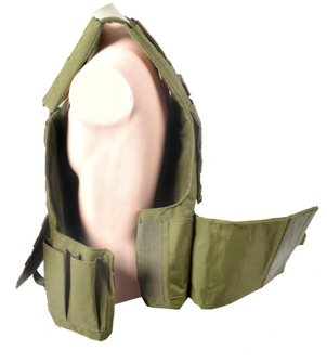 Mil-Tec taktická polstrovaná vesta Modular System, olivová