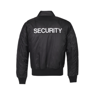 Brandit CWU Security bomber bunda, čierna