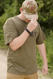MFH tričko s nápisom army olivové, 160g/m2
